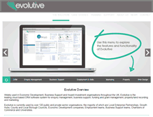 Tablet Screenshot of evolutive.co.uk